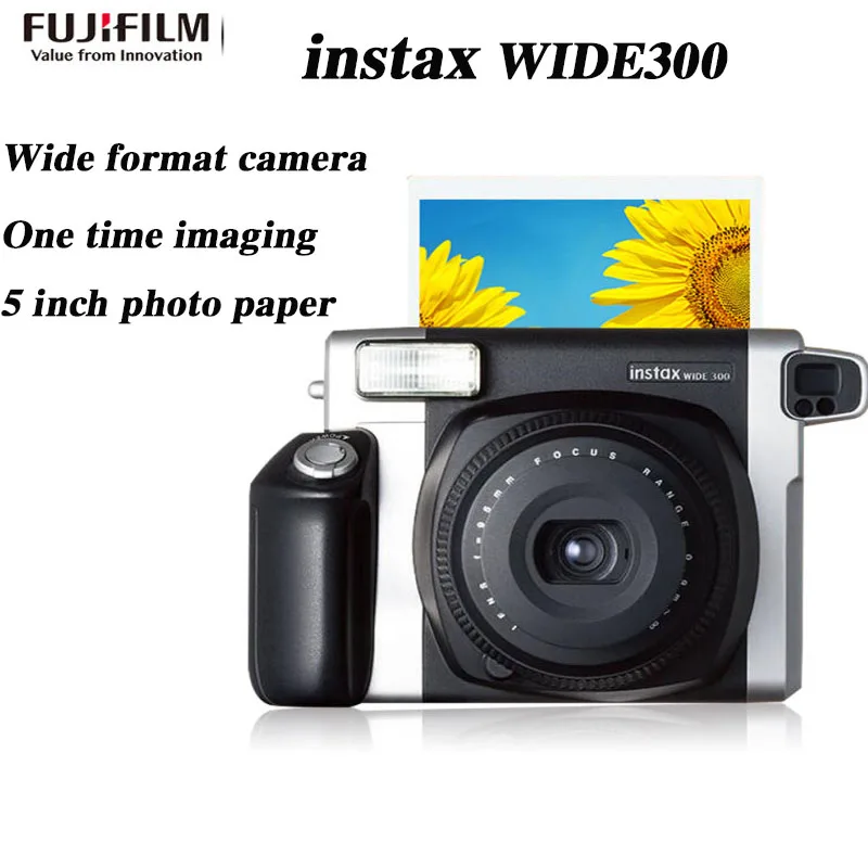 Камера для мгновенной съемки Fujifilm WIDE 300 One-time фотобумага 5 дюймов с белой рамкой