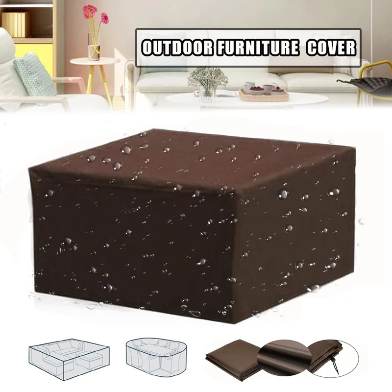 

Outdoor Furniture Covers Oxford Fabric Waterproof Anti-UV Rain Snow Dust Garden Lawn Patio Furniture Protection Covers