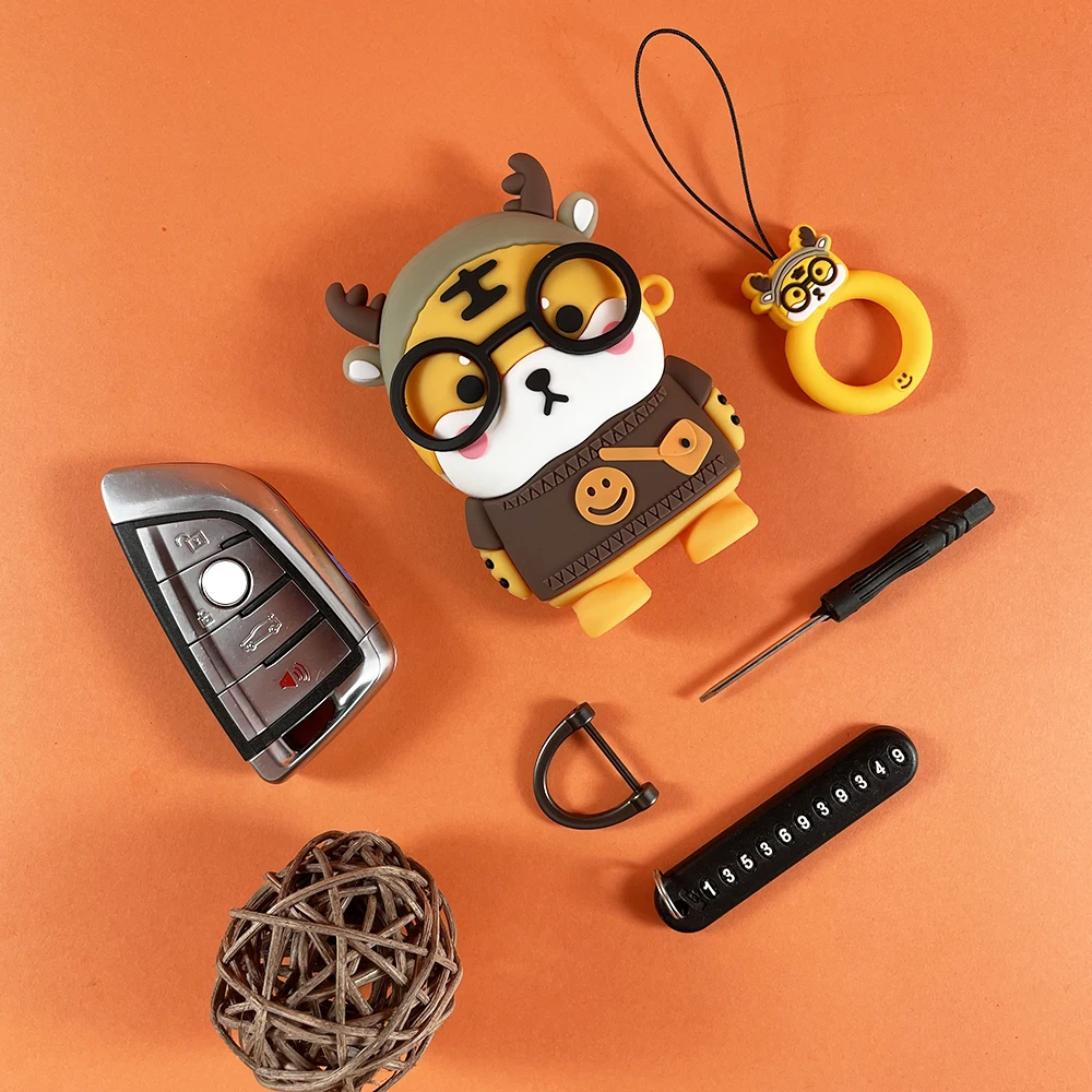 Тусклый Автомобильный Брелок Tiger аксессуары для BMW X1 X3 X5 X6 X7 F20 F15 F16 F48 G20 G30 G01 G02 G05 G11