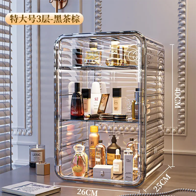 

Прозрачная косметичка, ящик для косметики и ювелирных изделий, многофункциональный органайзер, домашняя коробка для хранения, роскошный косметический Органайзер