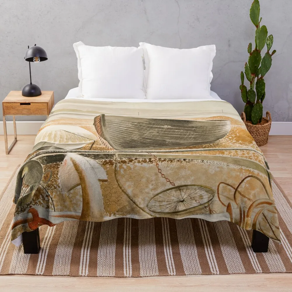 Эрик Войлиус Peintre Равильский могильбур sur bois произведение искусства Плед Мягкое