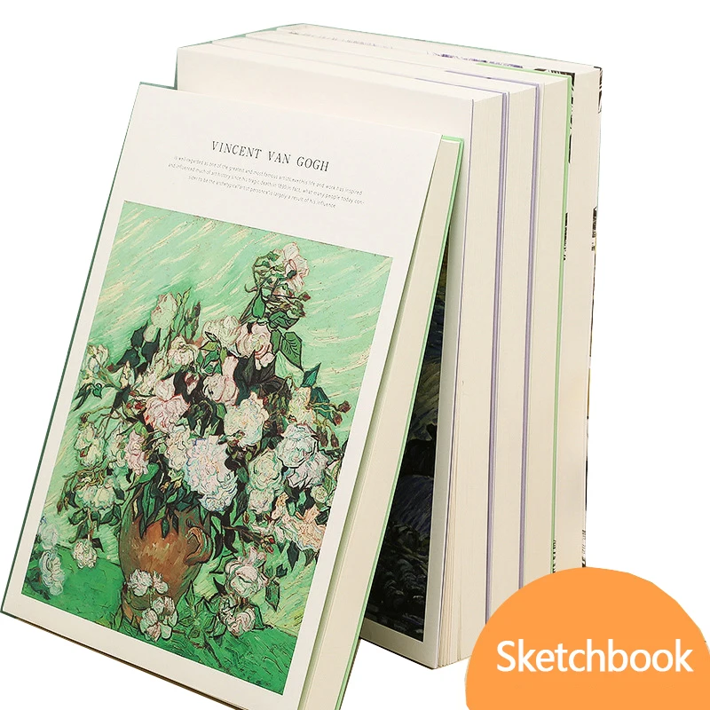 240P Thickened Sketchbook Memo Pad Painting Blank DIY Journal Art Color Lead Watercolor 100P Paper Agenda Notepad A5 Notebook
