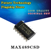 10pcs max489csdesd sop14 rs 422 rs 485 interface ic chip brand new