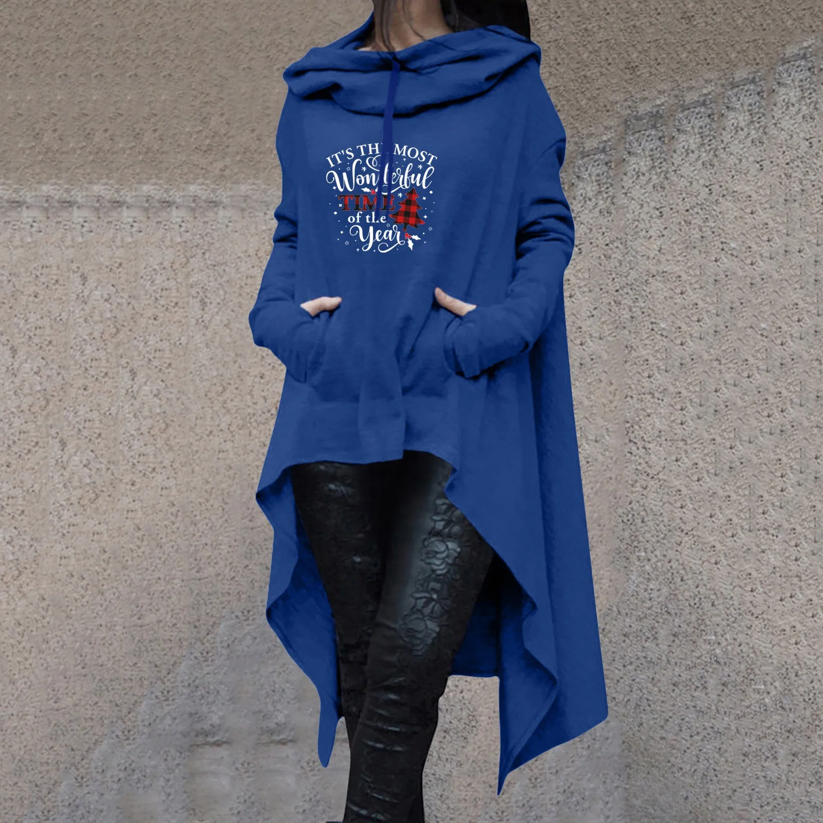 

Женский Рождественский пуловер с буквенным принтом на заказ, толстовки с капюшоном большого размера, Женская толстовка 3xl с капюшоном, женс...