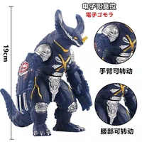 19cm large size soft rubber monster cyber gomora action figures puppets model hand do furnishing articles children assembly toys