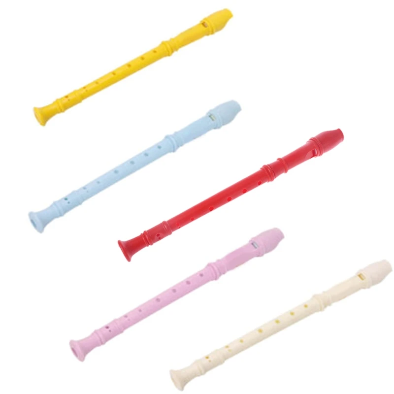 

B36F Plastic Instrument Musical Soprano Recorder Long Flute 8 Holes