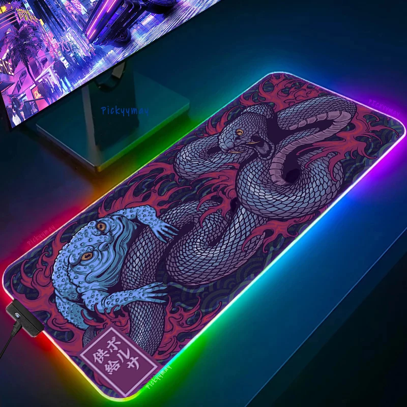 

Viper Mouse Pad RGB Gaming Mousepad LED Large Mouse Mat Gamer Mousepads PC Desk Pads Table Keyboard Mats XXL Desk Mat