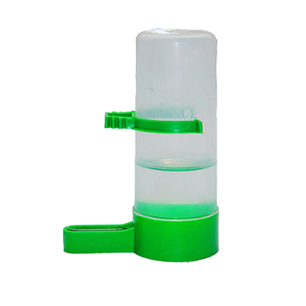 

Water Bird Feeder Dispenser Cageautomatic Quail Waterer Drinker Feeders Parrot Parakeetdrink Clipbowl Lovebird Bottle