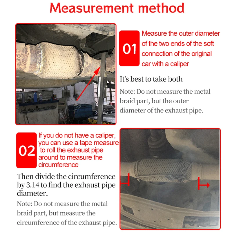 Универсальная автомобильная выхлопная труба телескопическое гибкое соединение