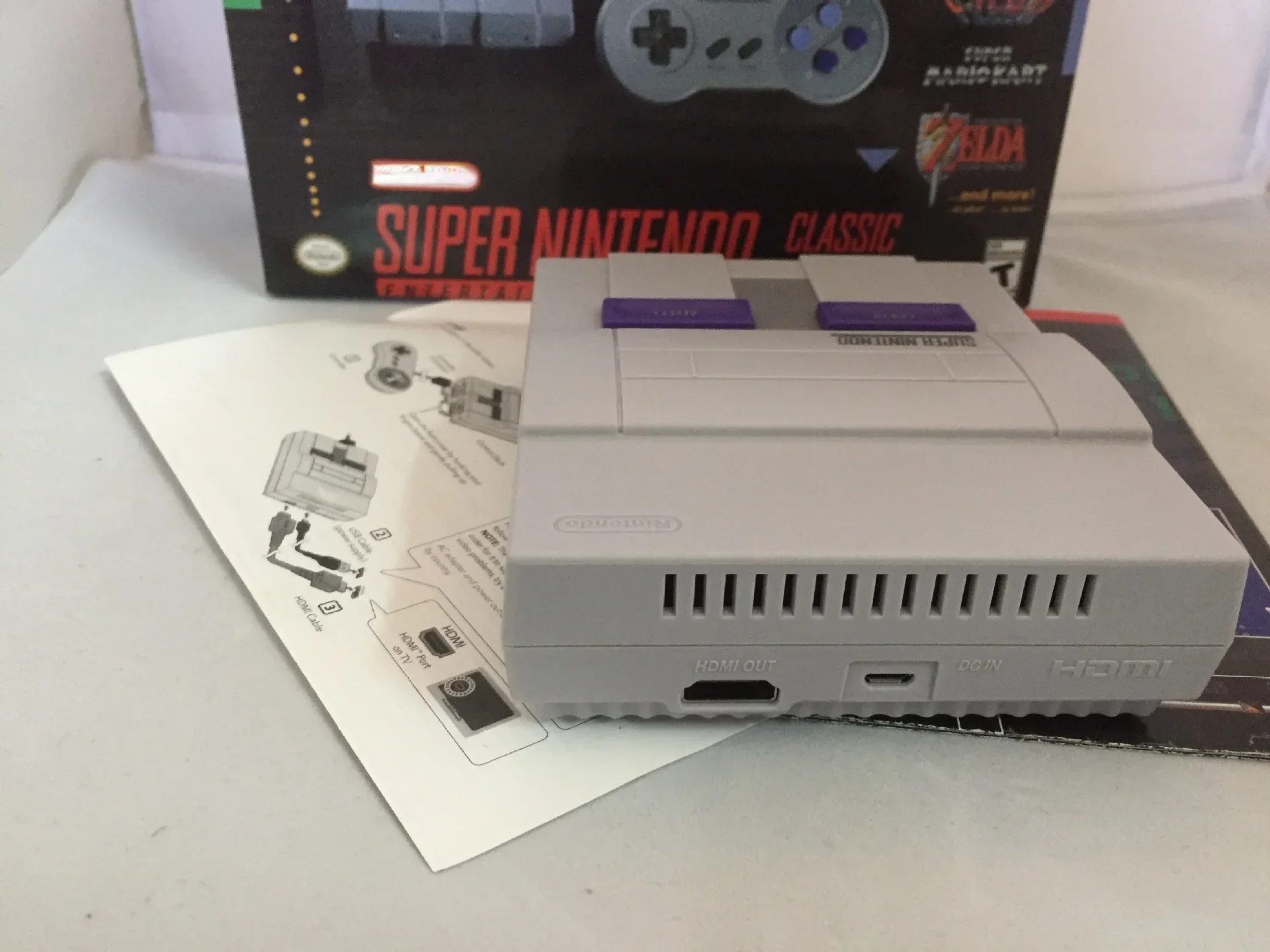 SuperNES Nintend 21 Games SNES Game Console 16-bit MINI U.S. Version 30 Support Tf Card