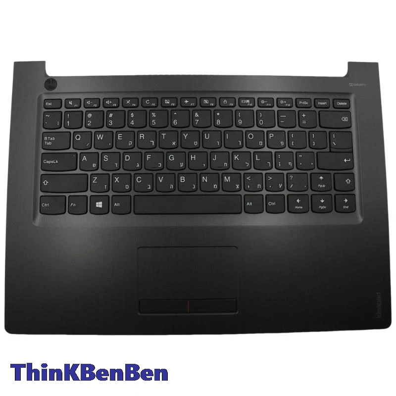 HB Hebrew IL Israel Черный верхний чехол для клавиатуры упор рук Lenovo Ideapad 310 14 14ISK 14IKB 14IAP