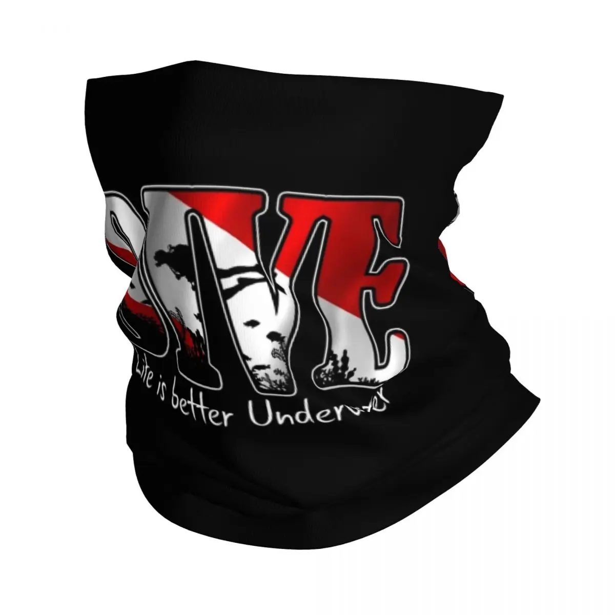 

Бандана для дайвинга, погружения на шею, с принтом, маска для подводного плавания, шарф, многофункциональный шарф для велоспорта, походы для мужчин, женщин, для взрослых, моющийся