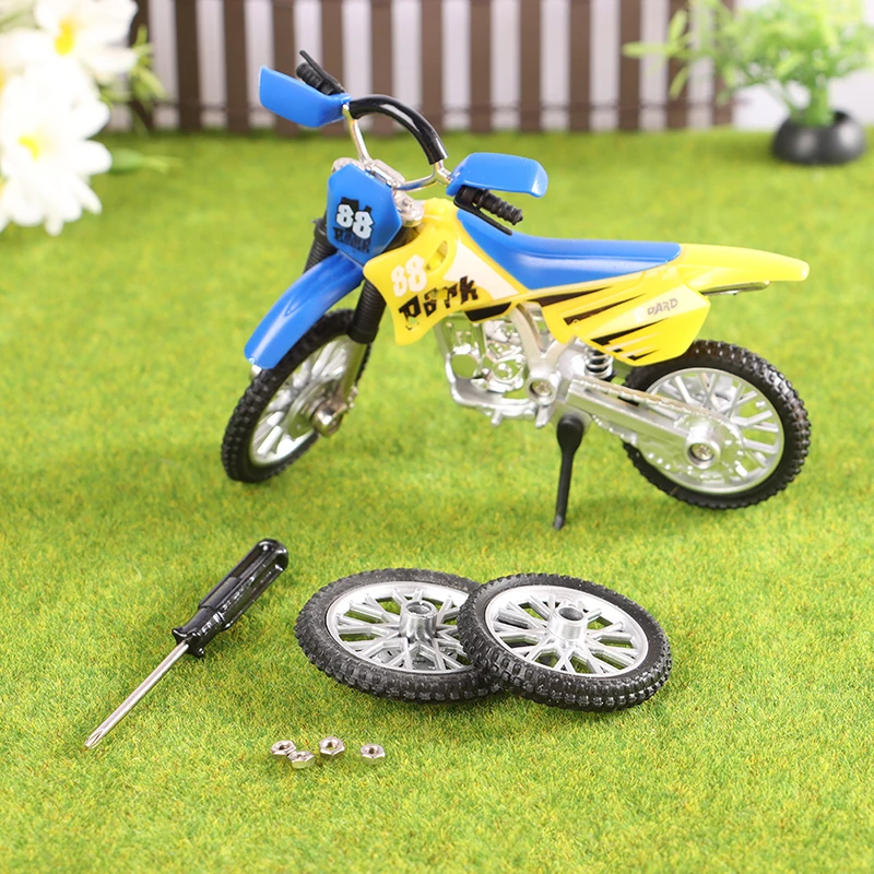 

Mini Motocross Motorcycle Model 1:36 Simulation Bend Road Racing Toys Diecast Toy Finger Decoration Adult Kids Collection Gifts