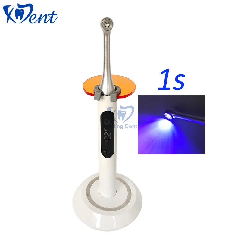 

Dental 1 Second Cure Lamp Light Wrieless Curing LED Light Woodpecker Wide Spectrum2500 MW/CM²