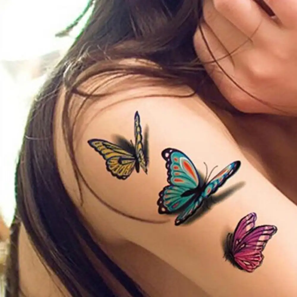 

Temporary Tattoo Sticker Cute Cool Tattoo Aesthetic Temporary Fashion Fake Butterfly Tattoos Tatoos Stickers Stuff Hotwife Whore