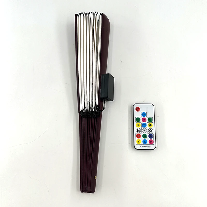 Яркий светящийся веер с дистанционным управлением яркий свадебные аксессуары