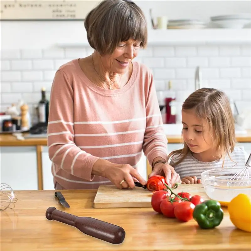 Healeved Grass Mortero Hummus Maker Посуда Фруктовая бытовая трава ручной работы Guacamole Pestle Stick Masher