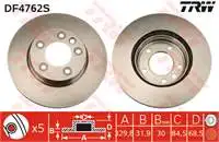 

DF4762S for front brake mirror left air (17 ') CAYENNE 3,0TDI 3,2///////.