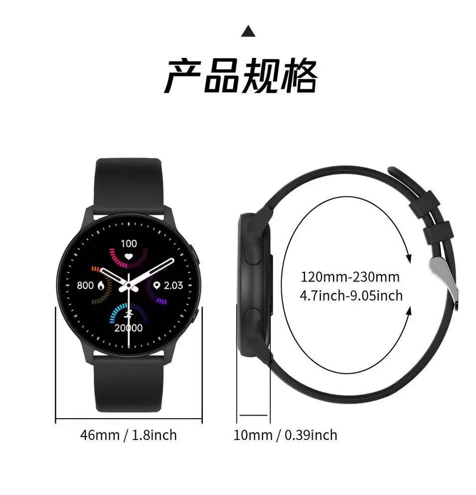 2022 New MX1 Smart Watch Sport Bluetooth Smartwatch 1.28 inch Round Screen IP68 Waterproof Full Screen Touch For Men Women
