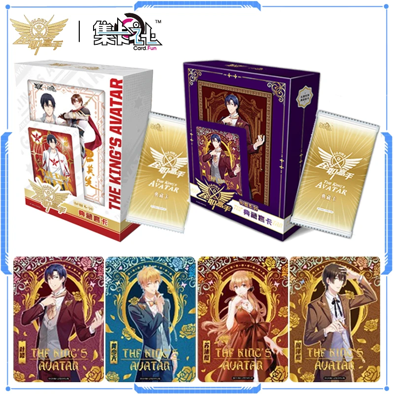 

The King's Avatar Card Cartoon Figure Card Anime Peripheral Collection Set Card Collect Cards Illustration Card Toys Gift