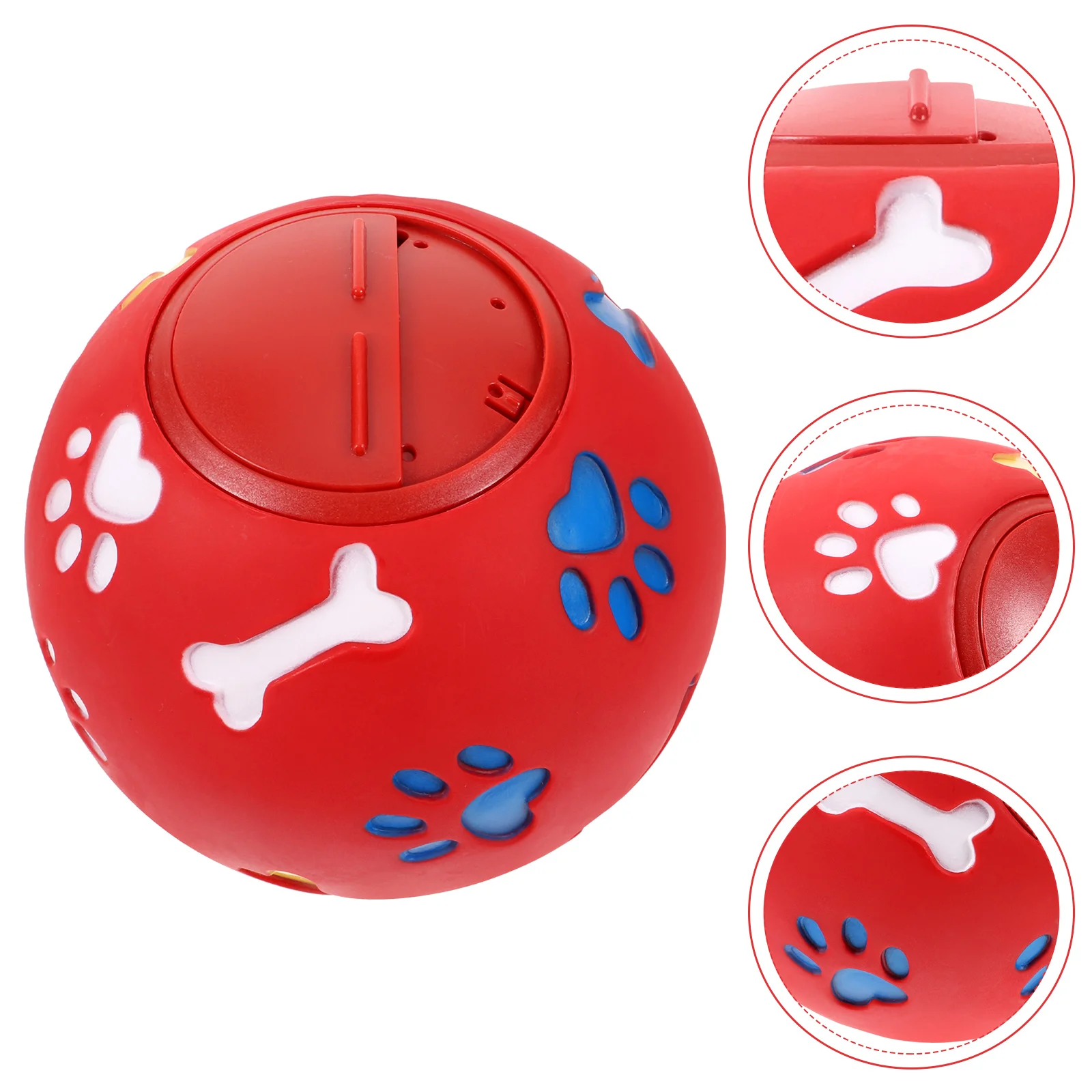 

Pet Leaking Toy Dog Treat Ball Aggressive Chewers Toys Rubber Balls Dispenser Interactive Puppy Dogs