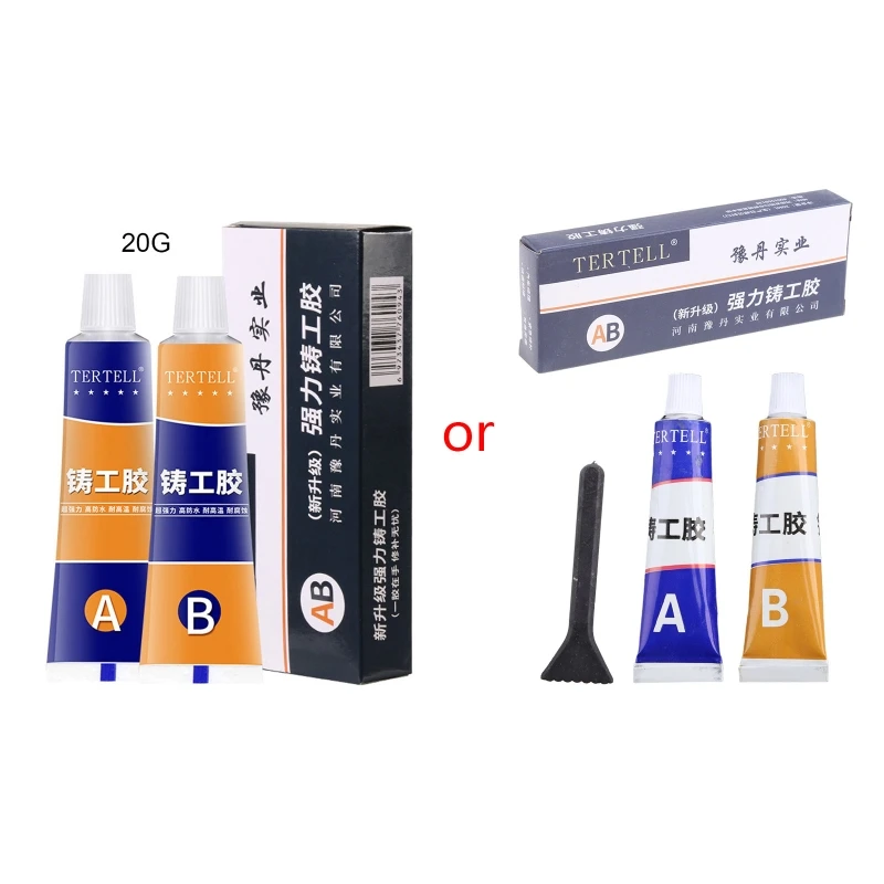 

Metal Plastic Repair Agent A&B Adhesive Gel Crack Sealant Industrial Welding Glue Cement Repair Agent Quick Drying