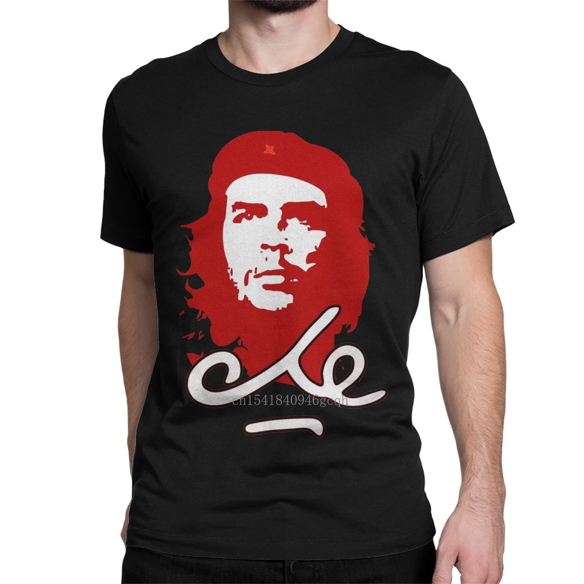 

Che Guevara Men T Shirts Freedom Cuba Revolution Humorous Tee Shirt Short Sleeve Crew Neck T-Shirts Cotton Plus Size Clothing