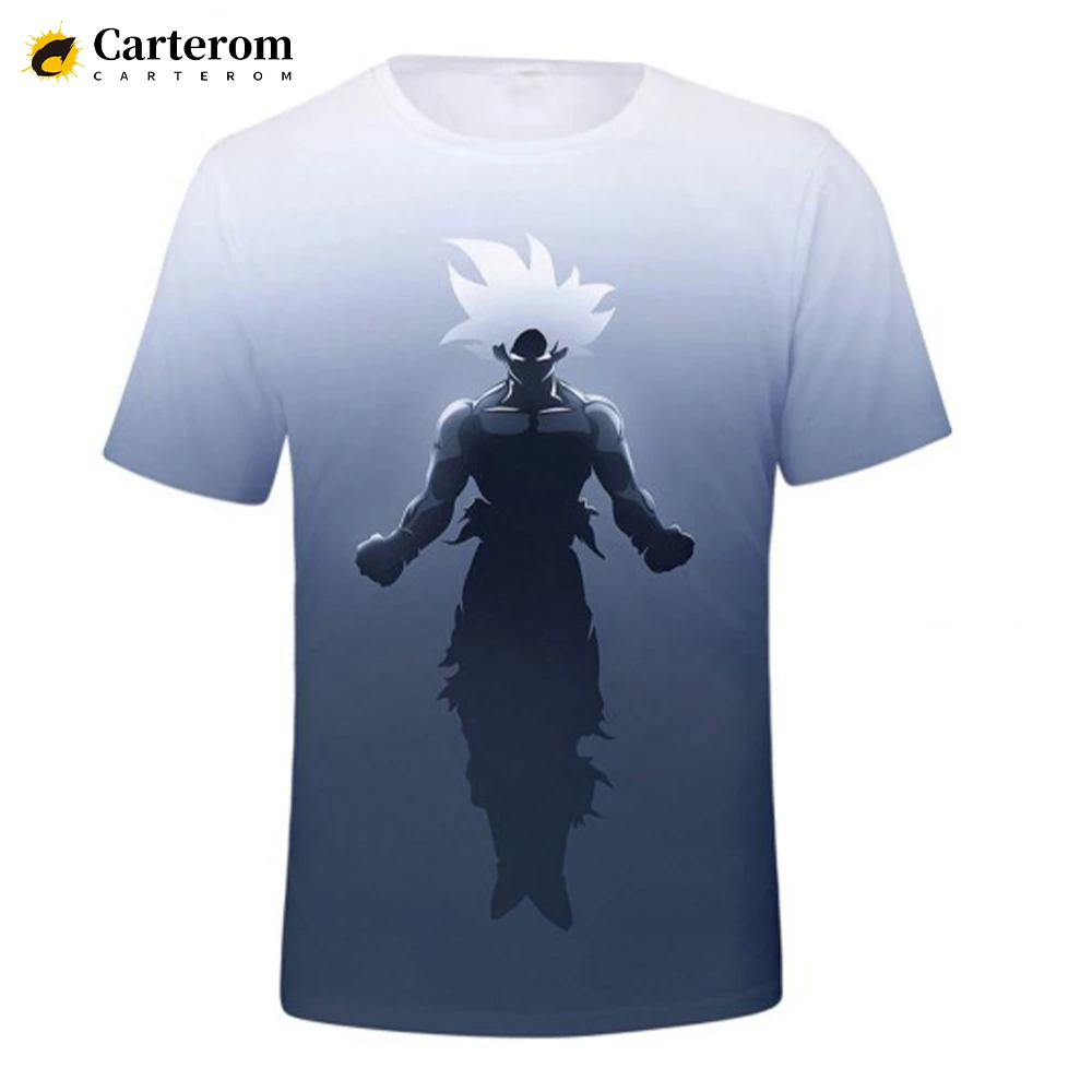 

2022 Summer New Fashion Men's T-shirt Japanese Anime Character Goku 3D Print T Shirt Hip Hop Harajuku Streetwear Cool Tops