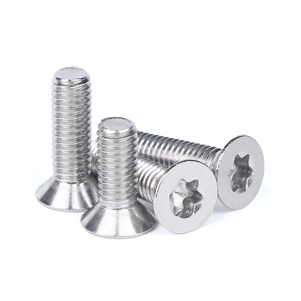 Винт безопасности GB2673 316 из нержавеющей стали M3 M4 M5 M6 Torx болт с потайной головкой