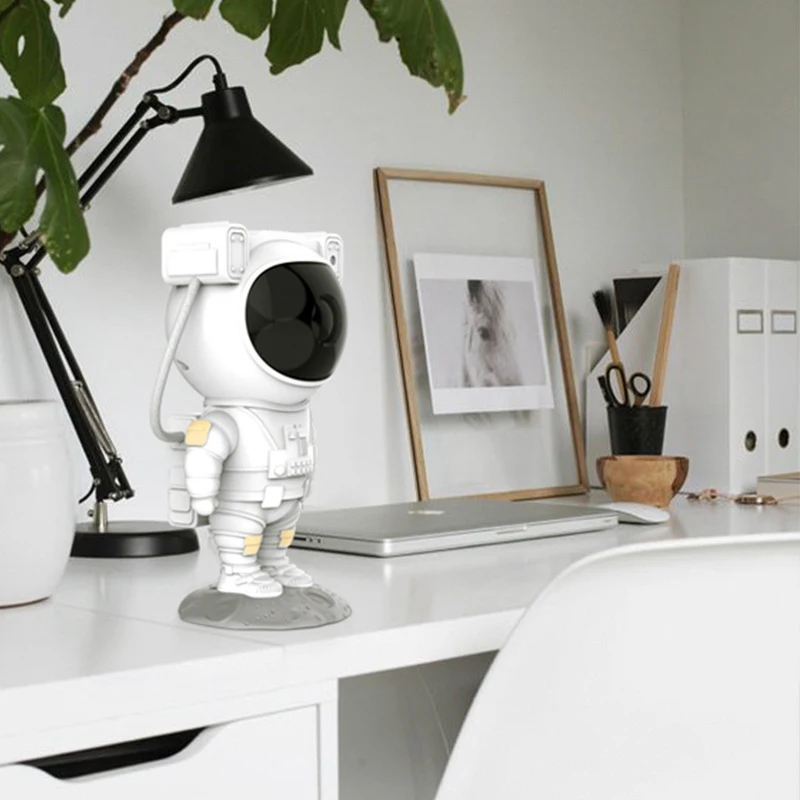 

Astronaut Romance Starry Sky Projector Laser Atmosphere Night Light Starry Aurora Plug Radio Light Astronaut Projector Light