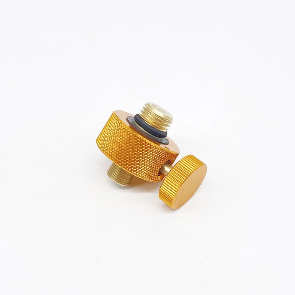 

Stove Head Adapter Air Tank Converter Camping Golden Liquefied Gas Cylinder Middle East Camping Stove Accessories
