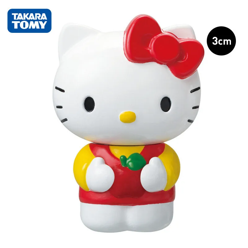 

Кукла из сплава TAKARA TOMY Hello Kitty, украшение для девочки, Коллекционная модель, мультяшная игрушка в подарок