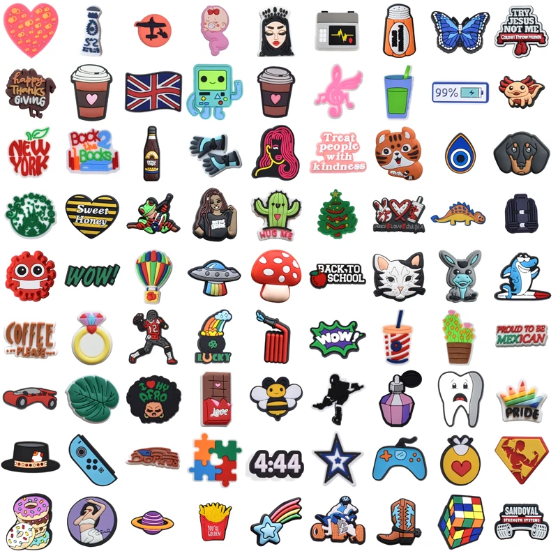 

Sets Decorations Shoe Charms Designer Women Summer Jeans Xmas Gifts Kids Pins for Crocs Charms Shoes Accessories for Croc Charm