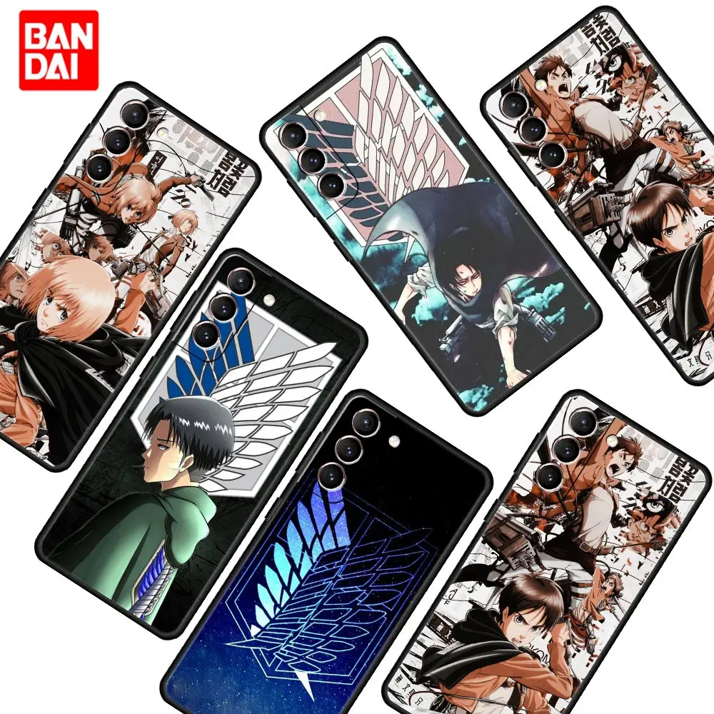 

Attack On Titan Anime Japan Case for Samsung Galaxy A12 A52 S20 FE A51 A50 S21 A21s Ultra Full Style Cover Back Silicone Black