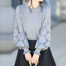 Top Western style shirt Spring women's shirt Spring and autumn design niche retro silk  ladies blouses  women shirts blouses