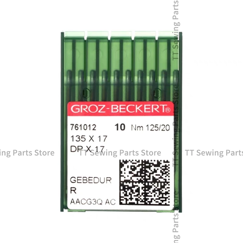 100 шт. 10 упаковок немецкая швейная машина Grot Dpx17 золотые иглы Dp*17 Dp17 Gebpresas