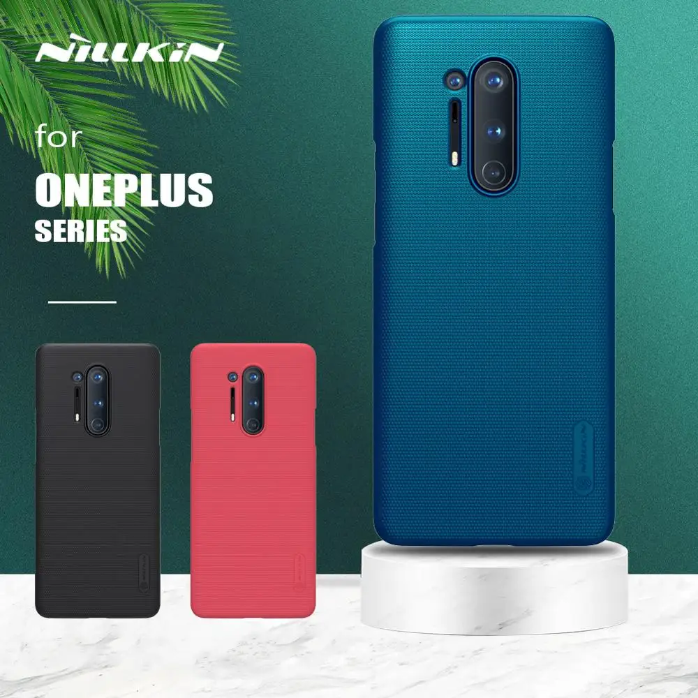 

for Oneplus 8 7T 7 Pro Case Nillkin Super Frosted Shield Hard Slim Back Cover Case for OnePlus 8 7T 7 Pro 6 6T 5 3 5T Phone Case