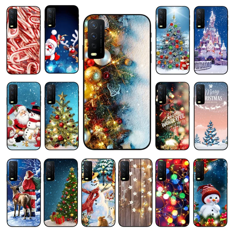 

Christmas Santa Tree Phone Case for VIVO Y31 Y21S Y21 Y15S Y53S Y11S Y12 V21 V21E Y20 Y70 1907 V17Neo Y21S Y33S Y72