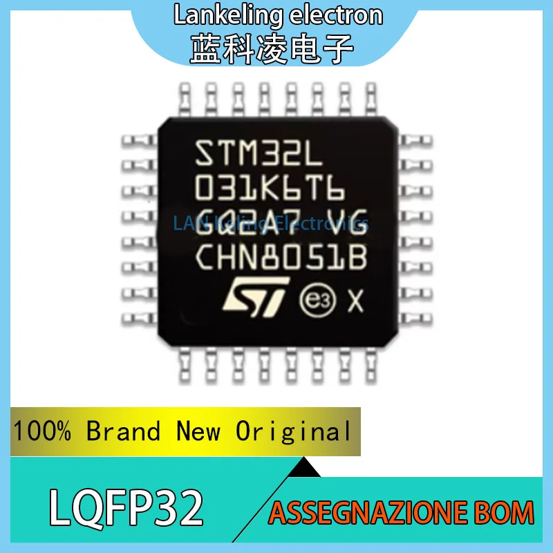 STM32L031K6T6 STM STM32L STM32L031 STM32L031K6 STM32L031K6T 100% Новый оригинальный чип MCU LQFP-32