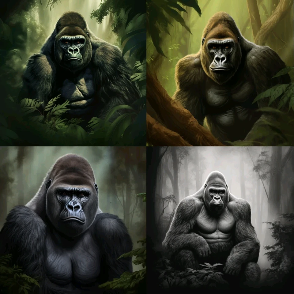 Алмазная живопись &quotсделай сам&quot обезьяна Горилла животные наборы для вышивки