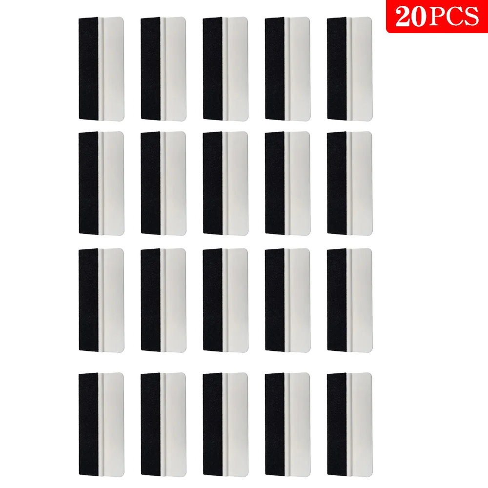 

Инструмент для нанесения автомобильной пленки KUNAISI5/10/20 шт., скребок из черного бархата с меняющей цвет пленкой