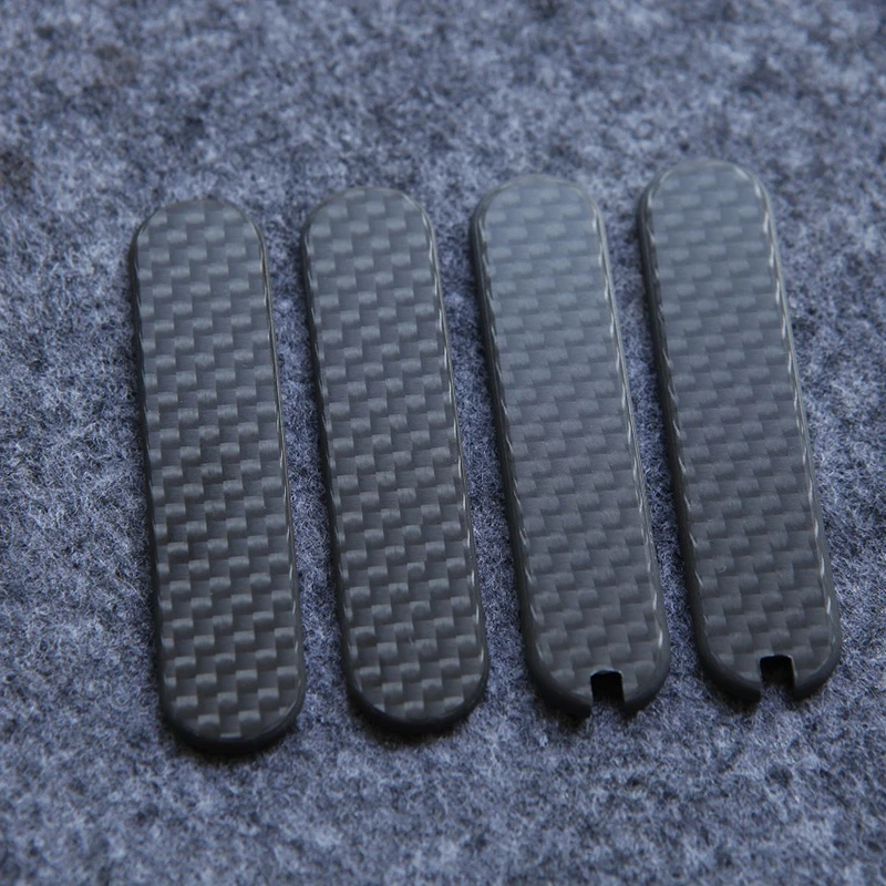 

1 Pair 3 Types Carbon Fibre Material Knife Handle Scales For 58mm Victorinox Swiss Army Knives Grip Patches DIY Make Accessories