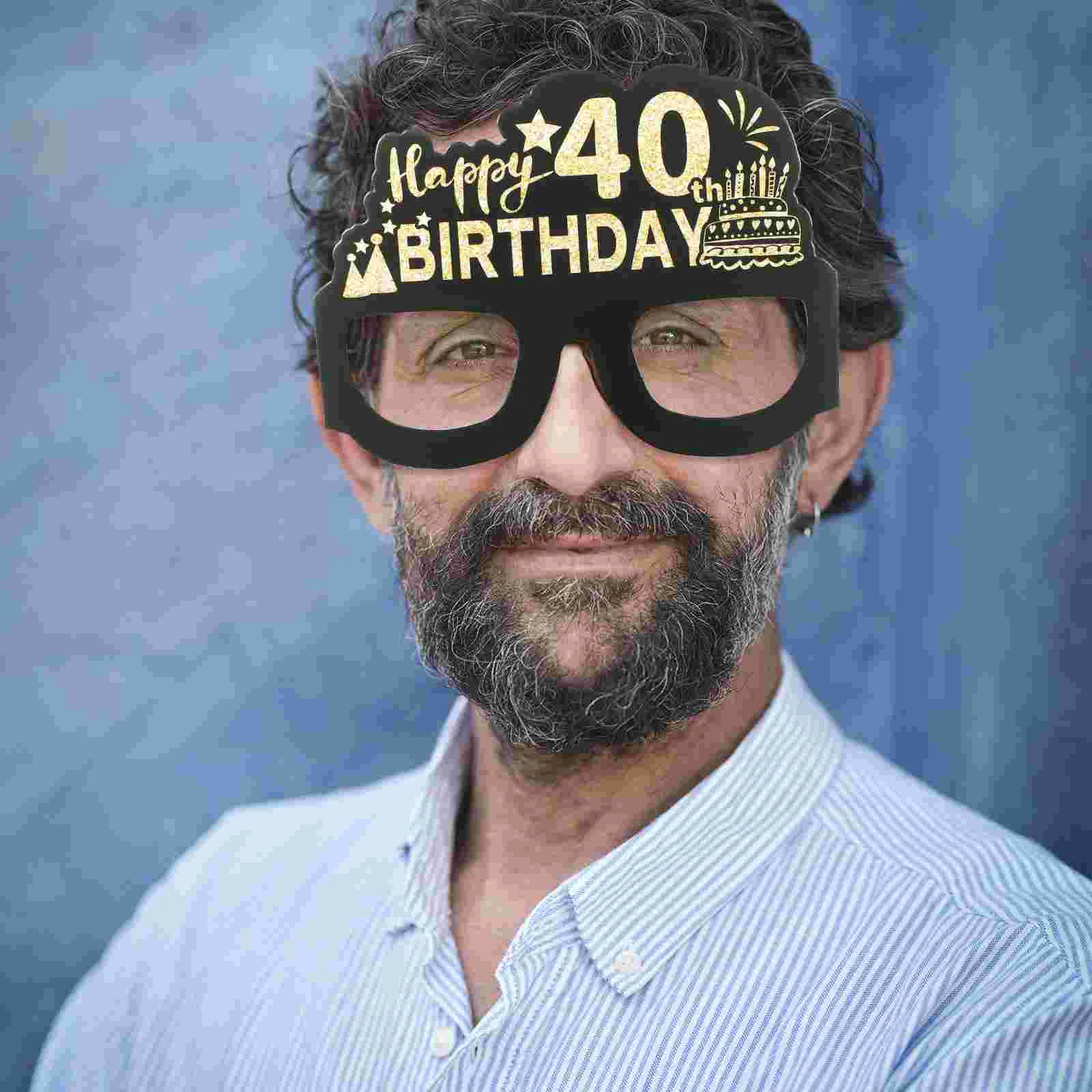 12 шт. украшения для очков на день рождения оправа подарков комплект украшений