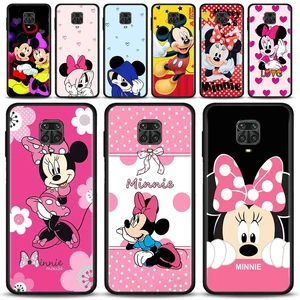Phone Case For Xiaomi Redmi Note 11 10 8 Pro 11ProPlus 9S 11T 9T 9 8T 7 for Redmi K40 10 9A 9C 9 8 7A Coque Cartoon Minnie Mouse