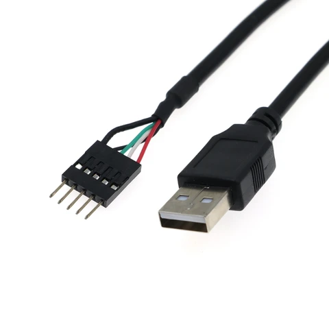 CY Кабель-переходник USB 2.0 DuPont 5-pin