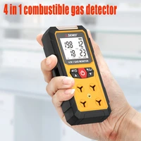 4 in 1 gas analyzer combustible detector port flammable natural leak location determine meter tester sound light alarm sw 7500a
