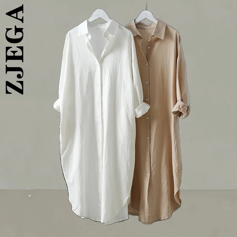 Платье Zjega женское мягкое однотонные длинные миди-платья шикарные повседневные