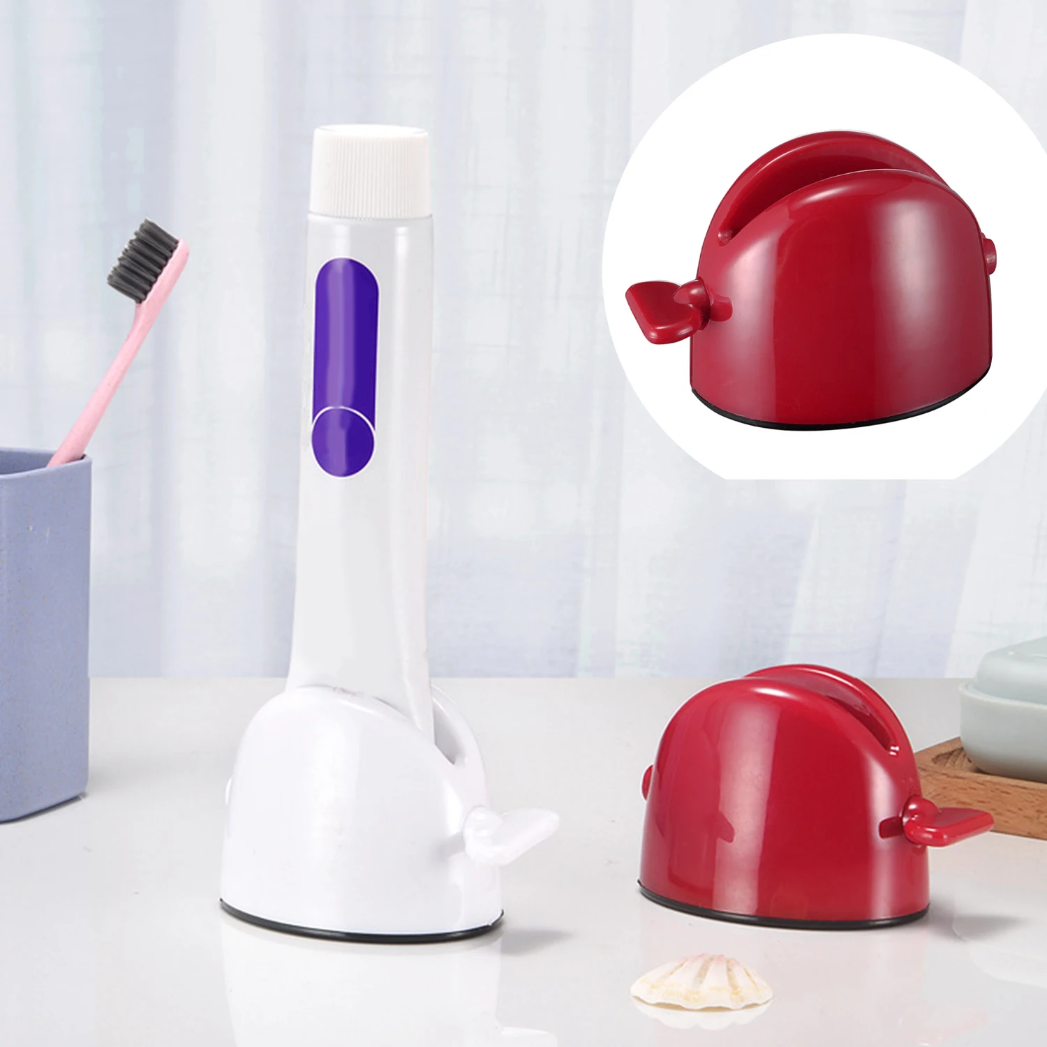 

Rolling Tube Toothpaste Squeezer Dispenser Home Bathroom Accessories Tooth Paste Squeezer Dispenser Creative Toothpaste Holder