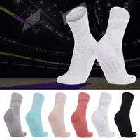 men professional sports socks breathable elite damping sweat absorption basketball socks towel bottom non slip compression socks