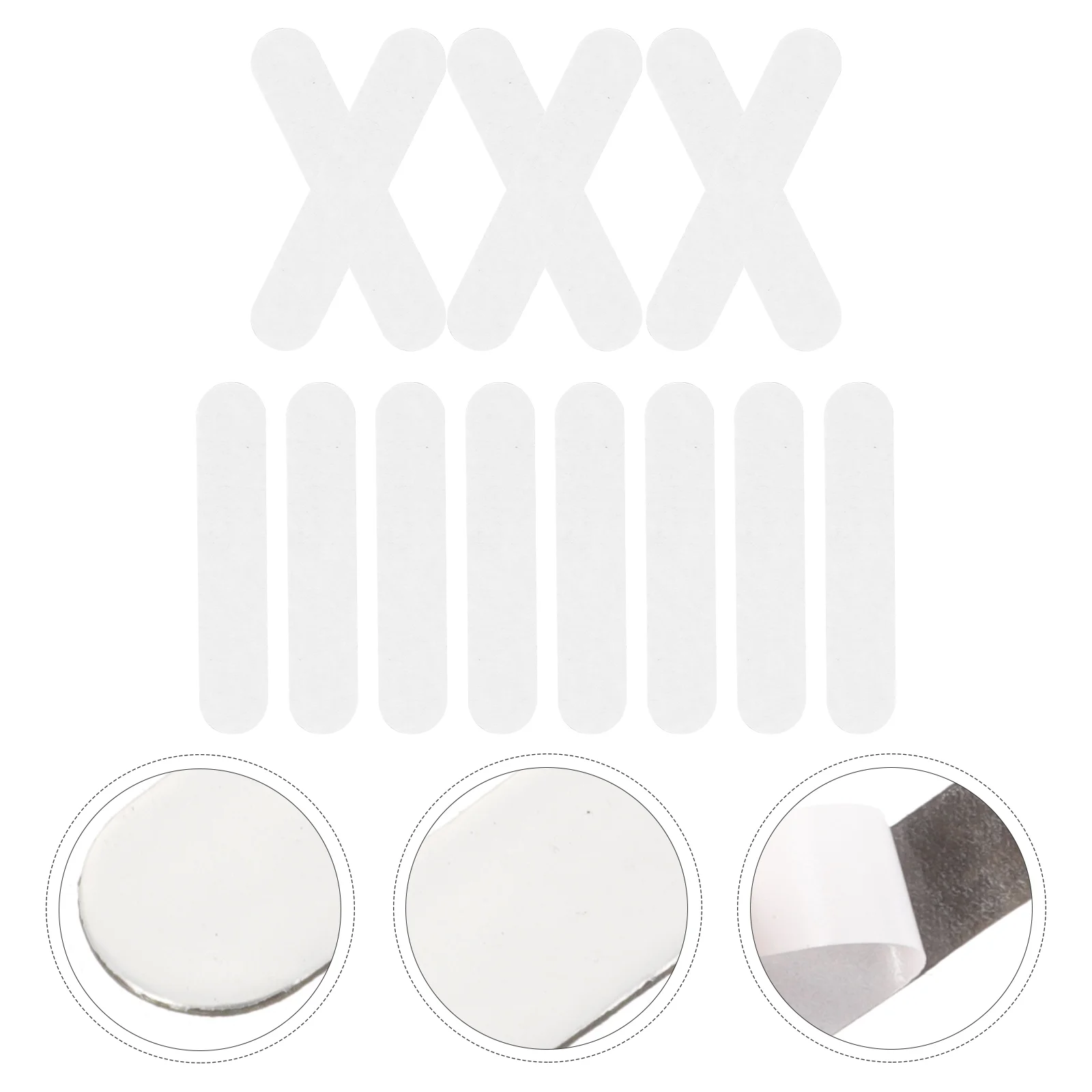 

20 Pcs Pack Adhesive Tapes High Density Strips Hole Ball Racket Weight Detachable Professional White Convenient